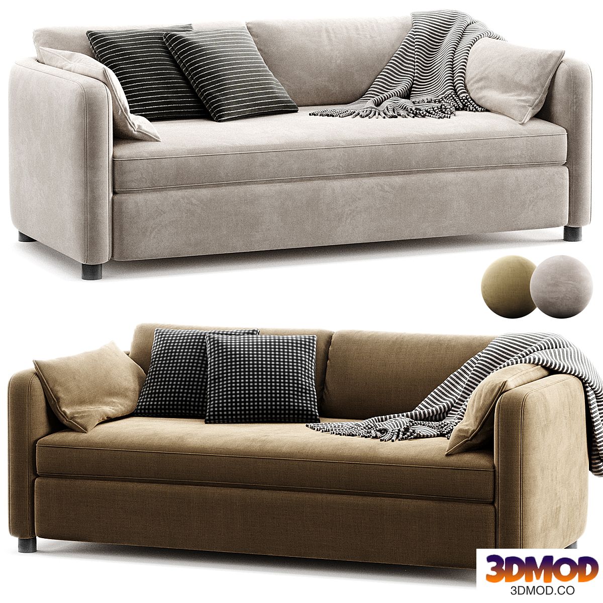 Bacall Curved Sofa
