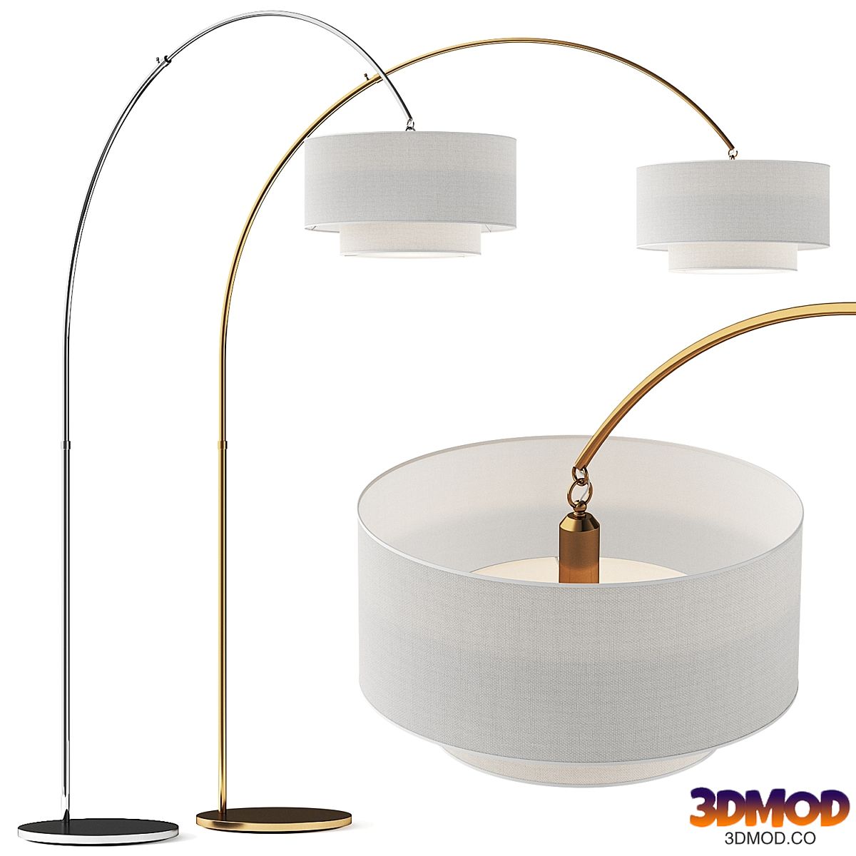 Sawyer Arc Kate Spade New York Floor Lamp
