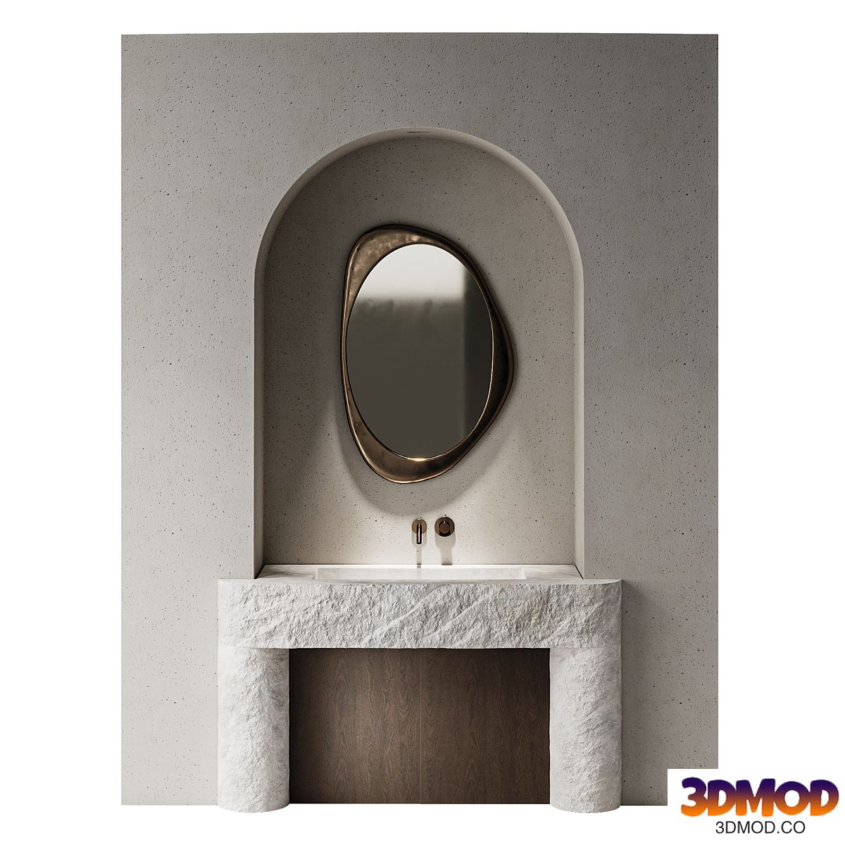 Natural stone washbasin 02
