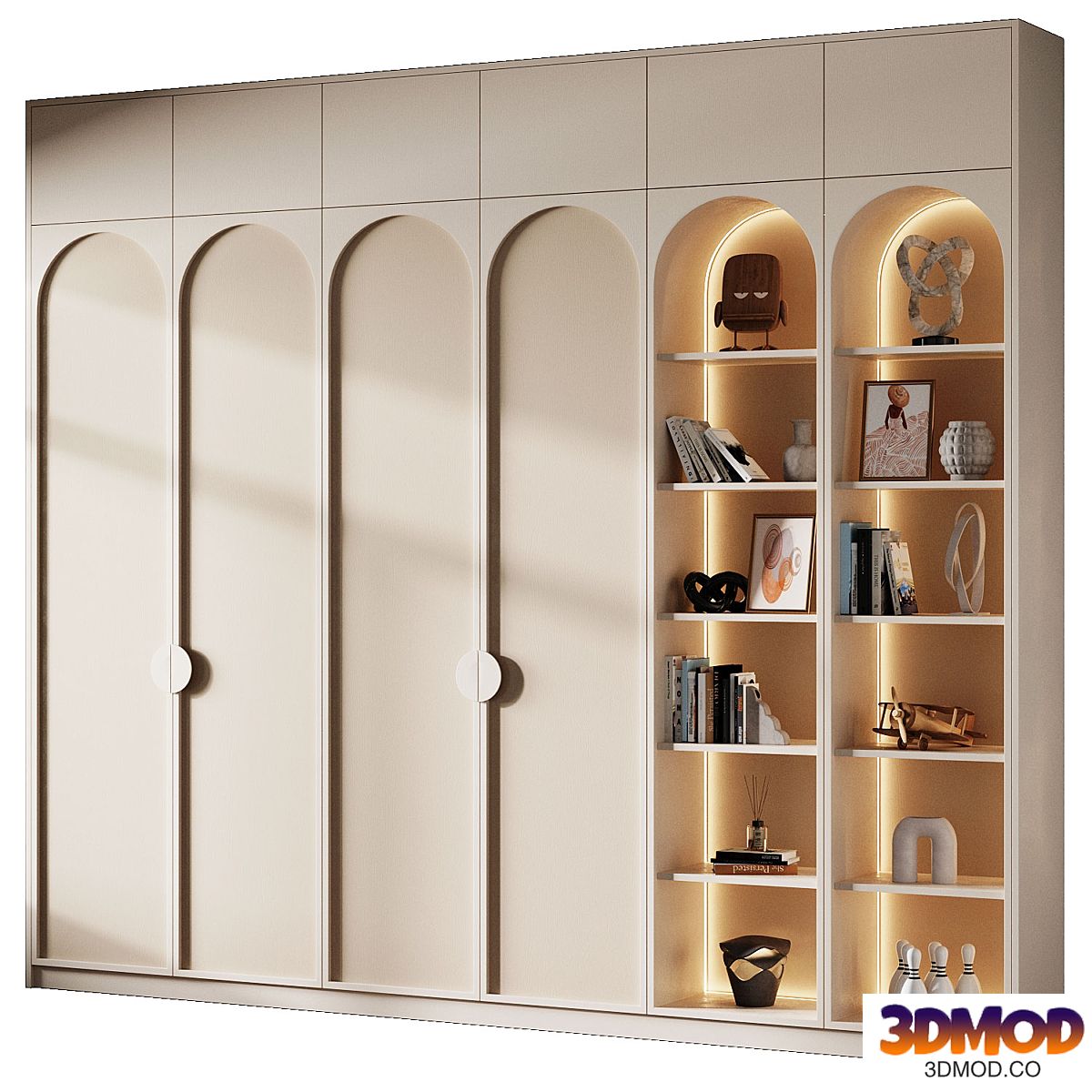 Furniture set for interior 011