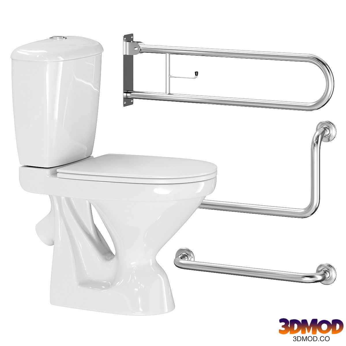 Toilet for the disabled