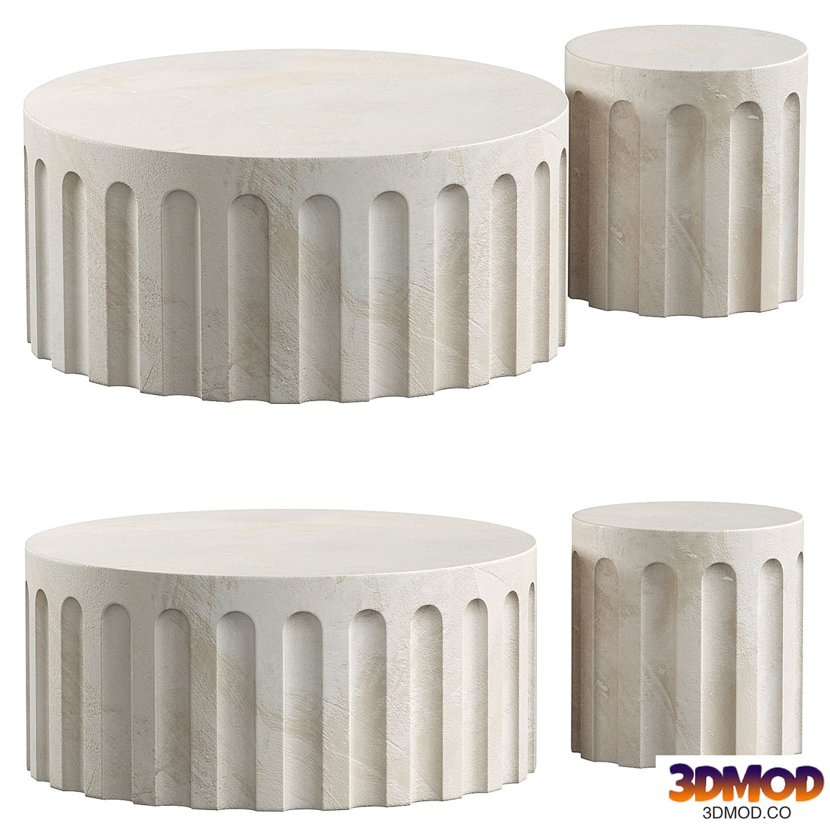 Partlow Concrete Outdoor Coffee Table