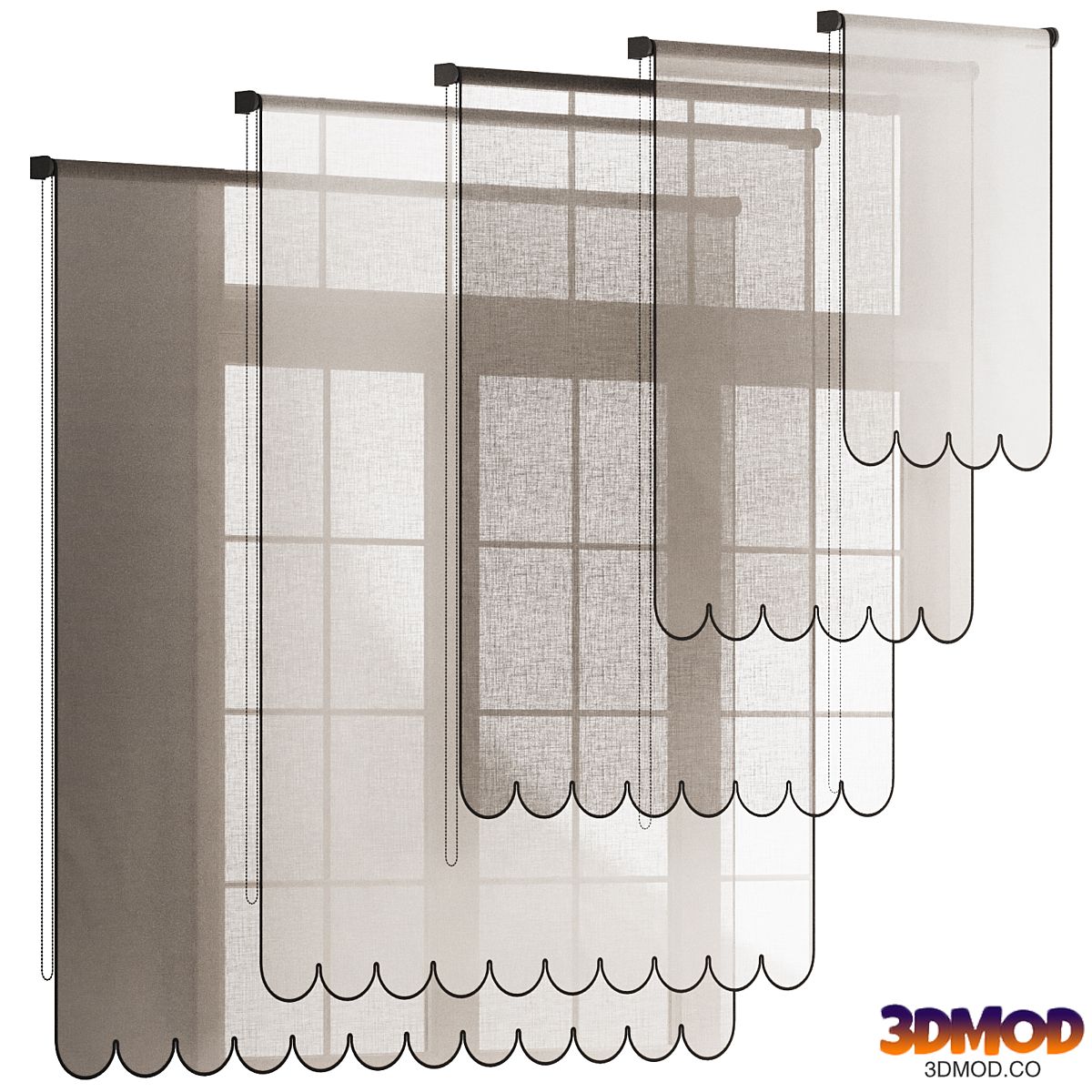 Scallop Roller Blinds