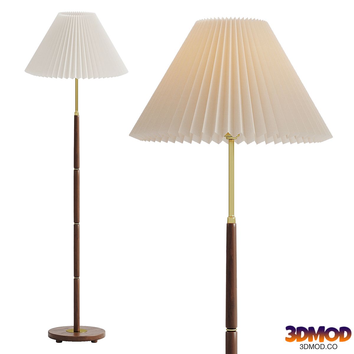 Vintage style floor lamp