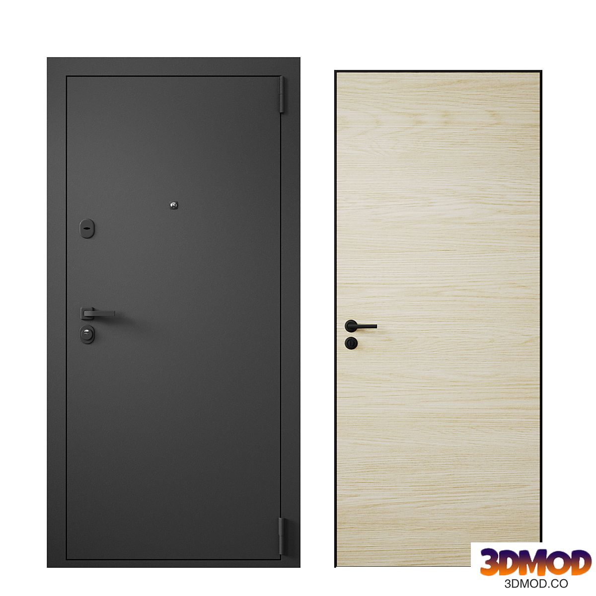 Entrance door and interior door 33