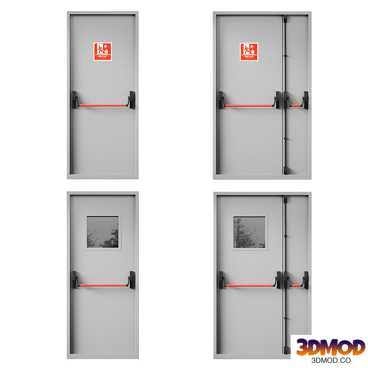 Fire door set 01