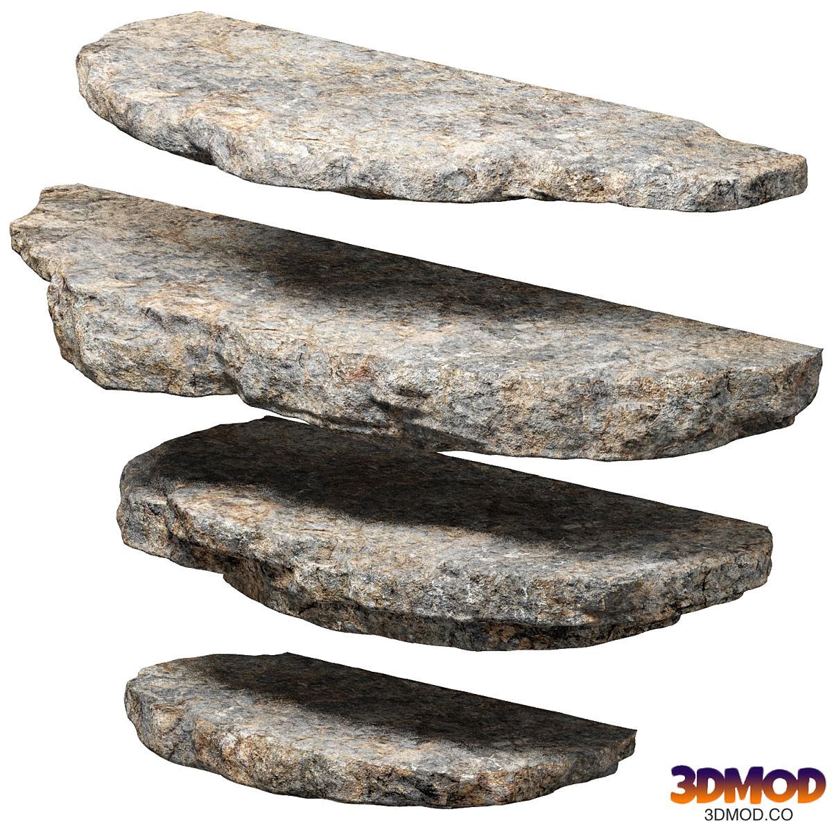 stone shelves