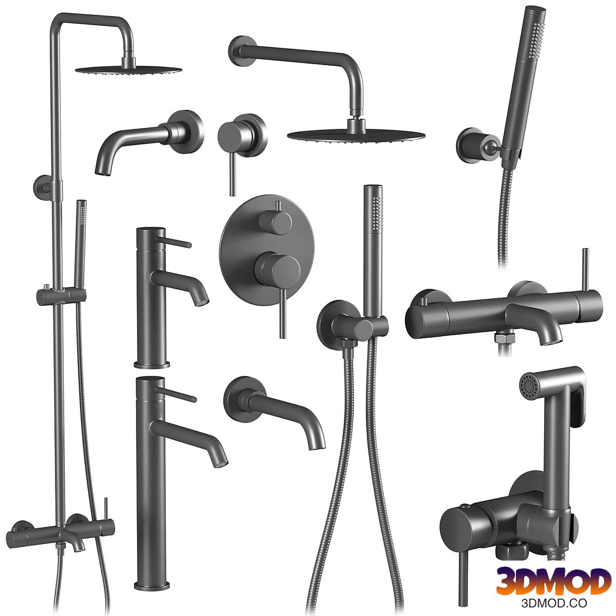Mixers and shower systems Milacio Ultra set