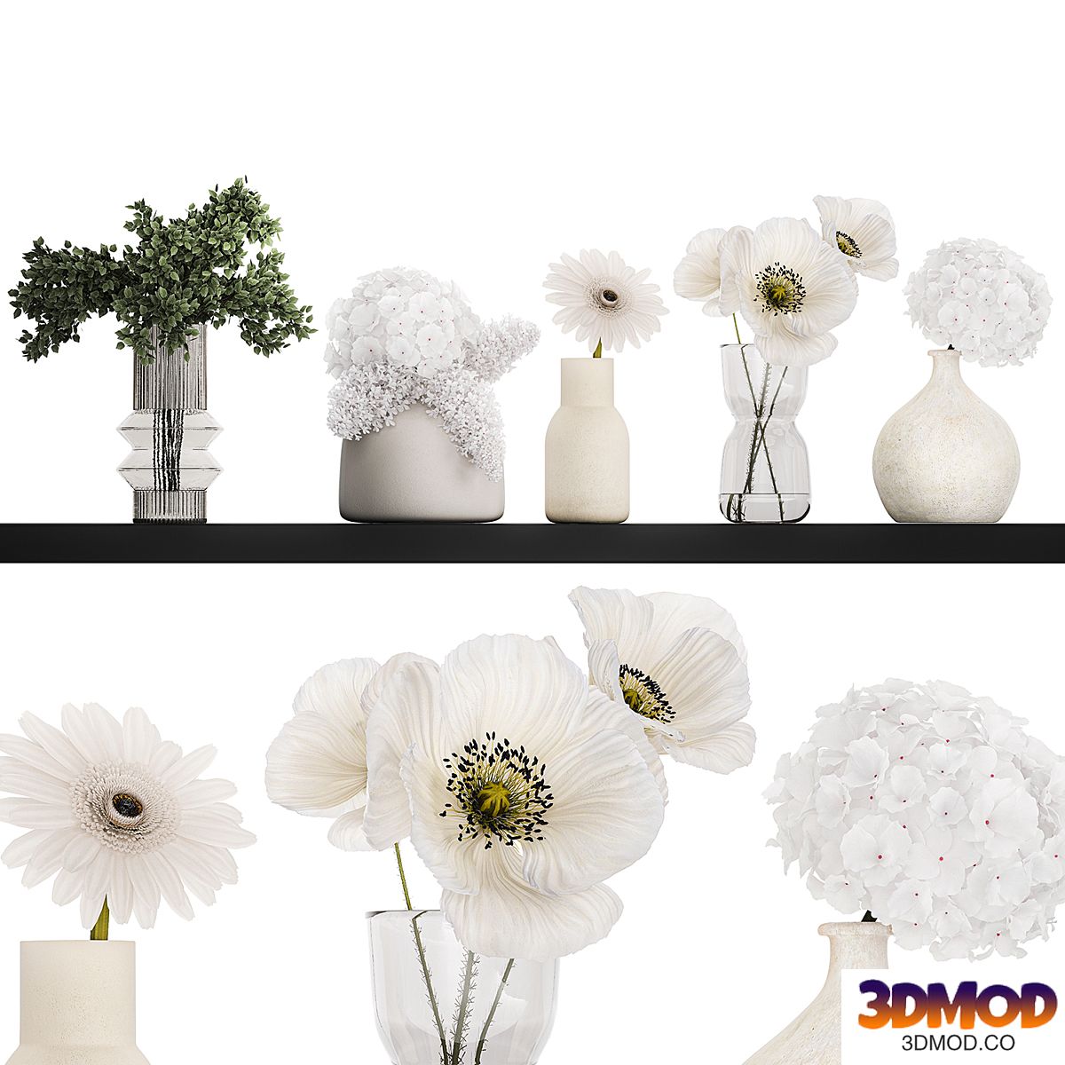 Flower bouquet. Set 475.