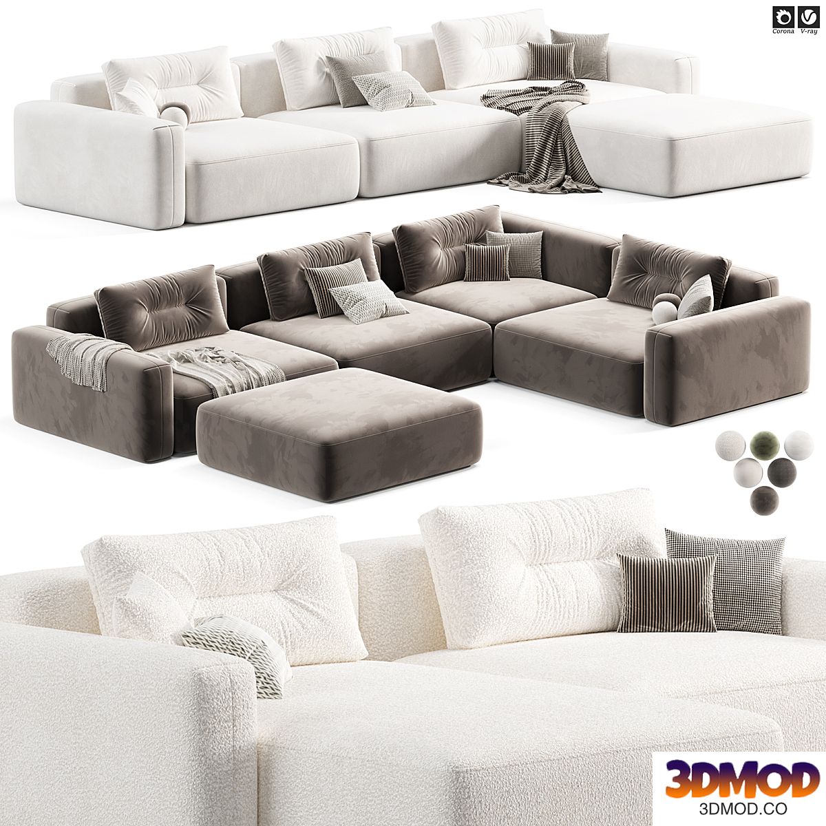 Bon One Modular Sofa By Raumplus
