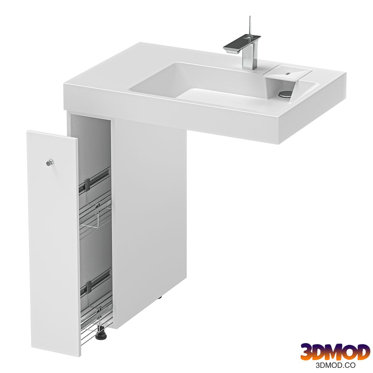 Sink over washing machine Athena V65D1