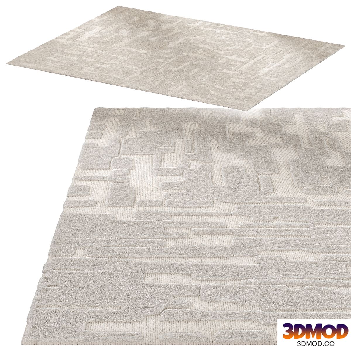Loloi Bennett 05 White Rug