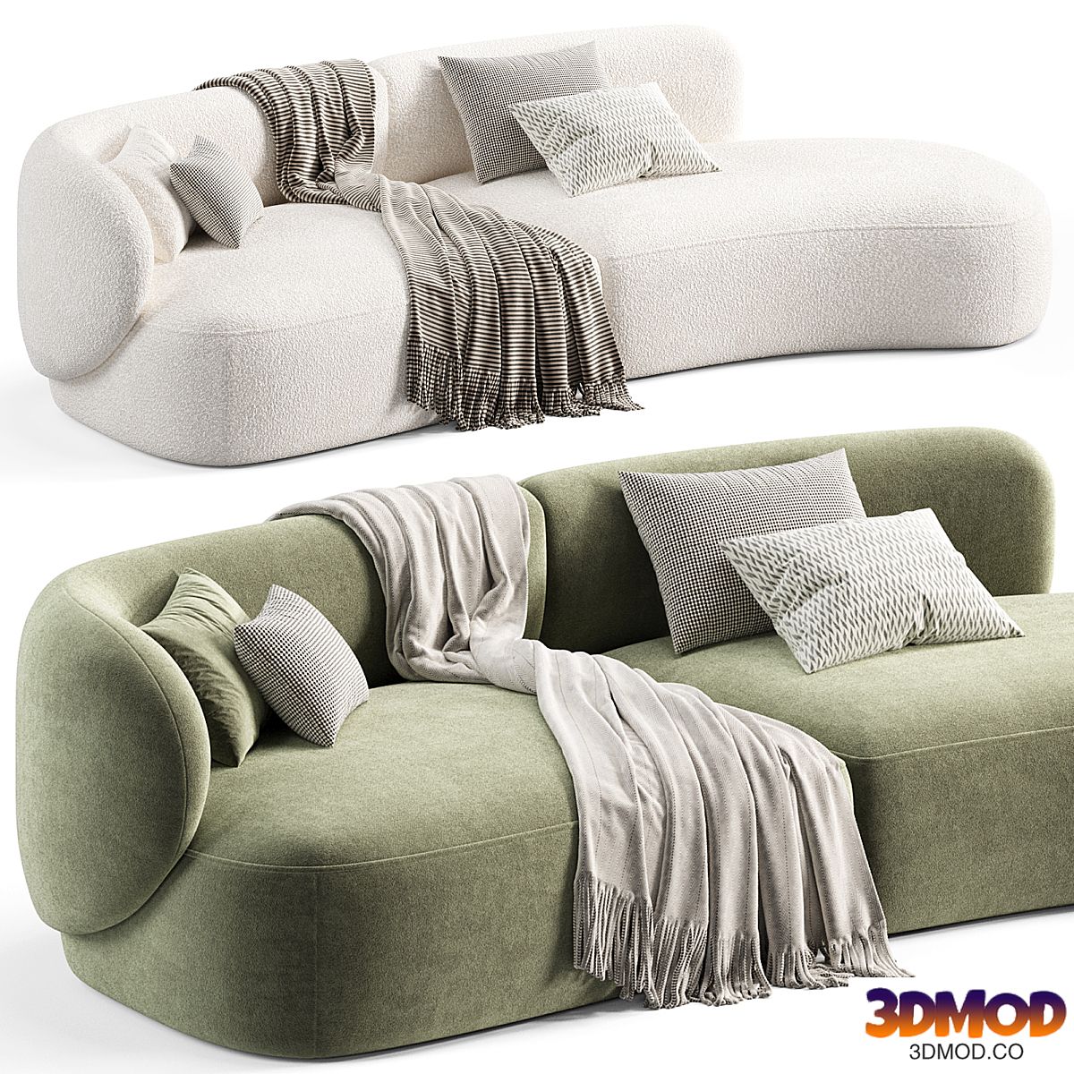 Sweet chaise longue sofa by Gradodesign