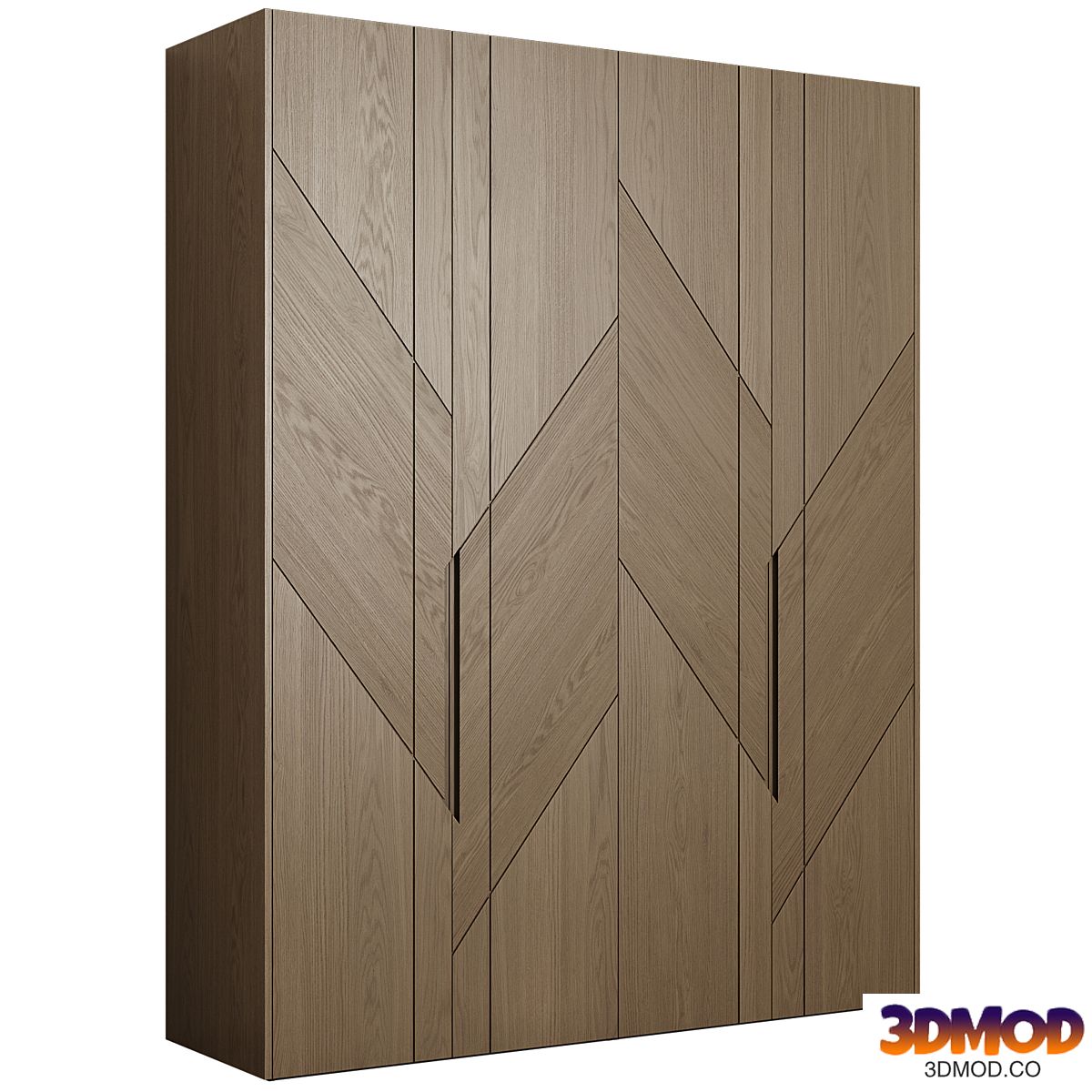 Wardrobe in a modern minimalist style 119