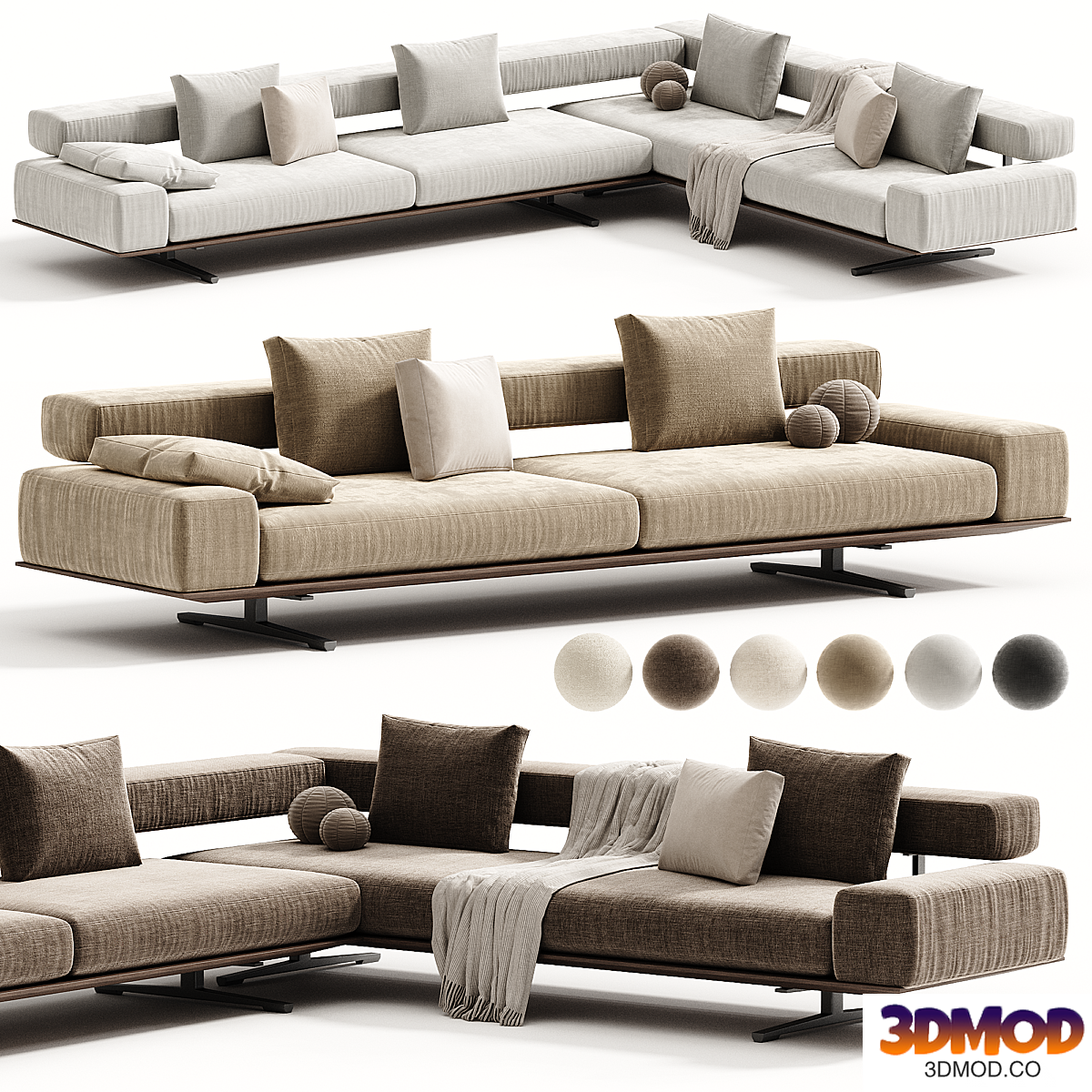 WING sofa by Flexform
