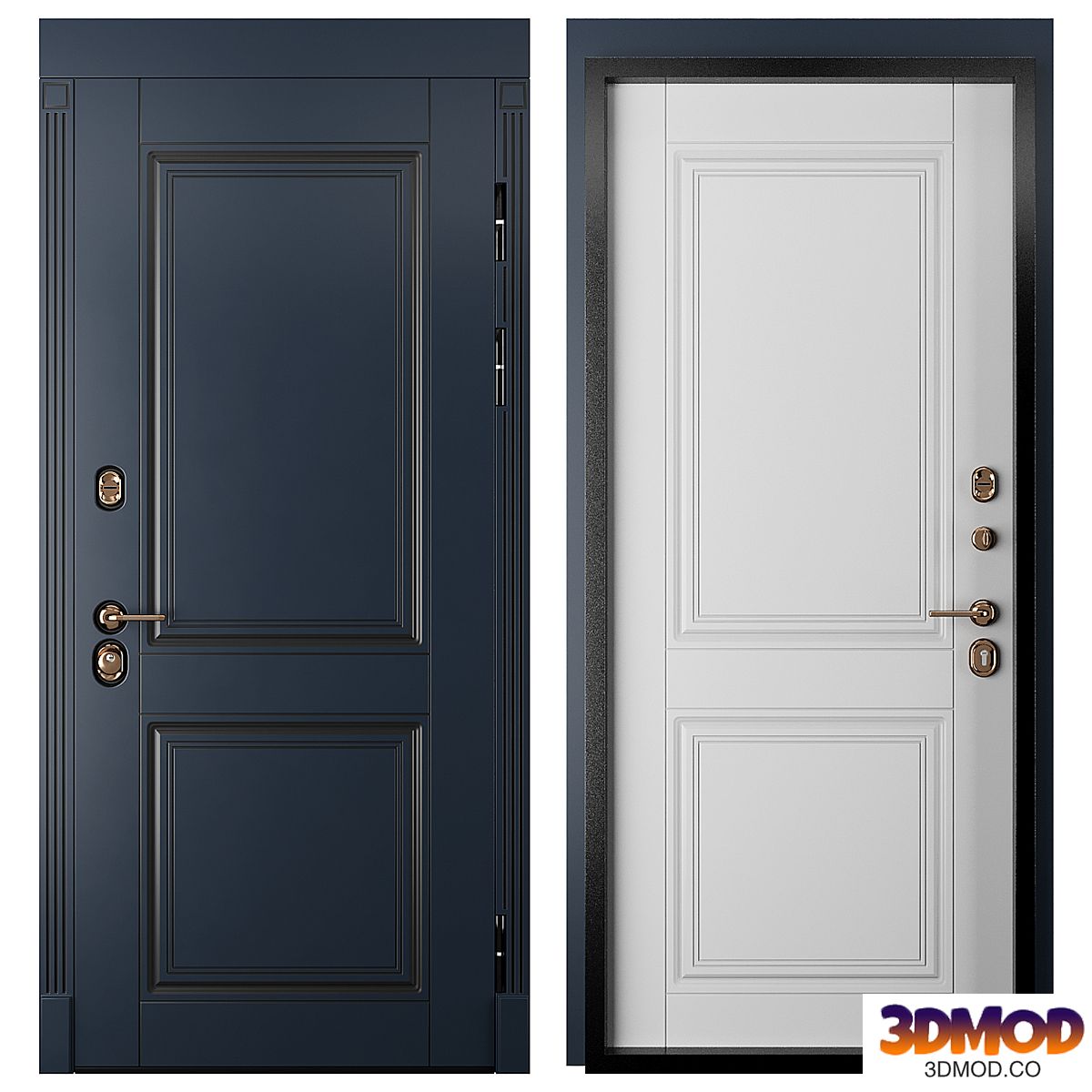 Entrance door staleks classic 16