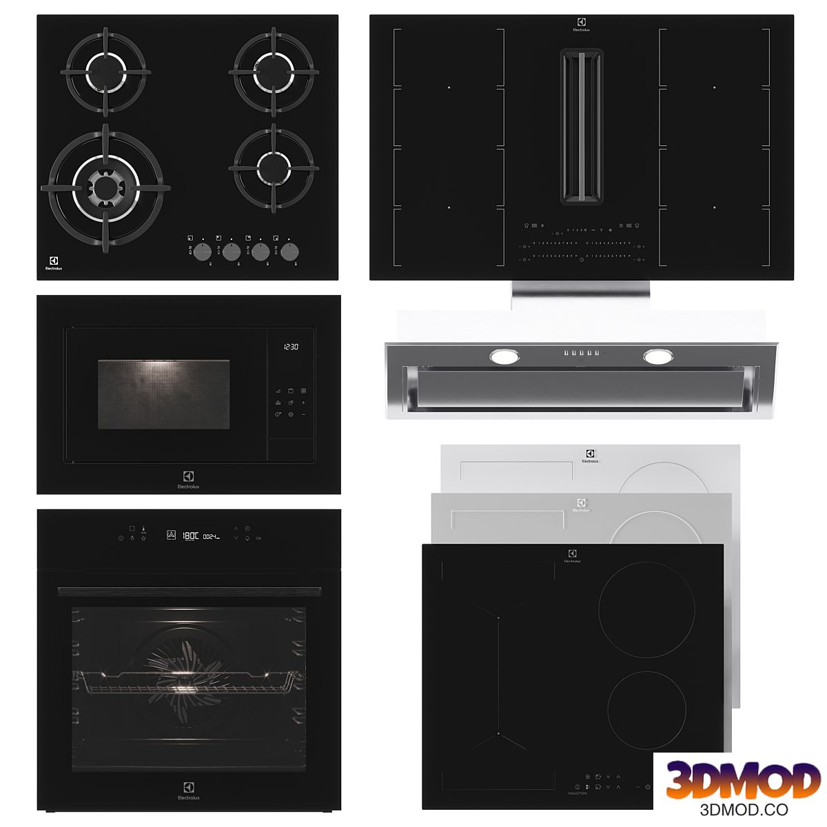 Electrolux kitchen appliances set 03