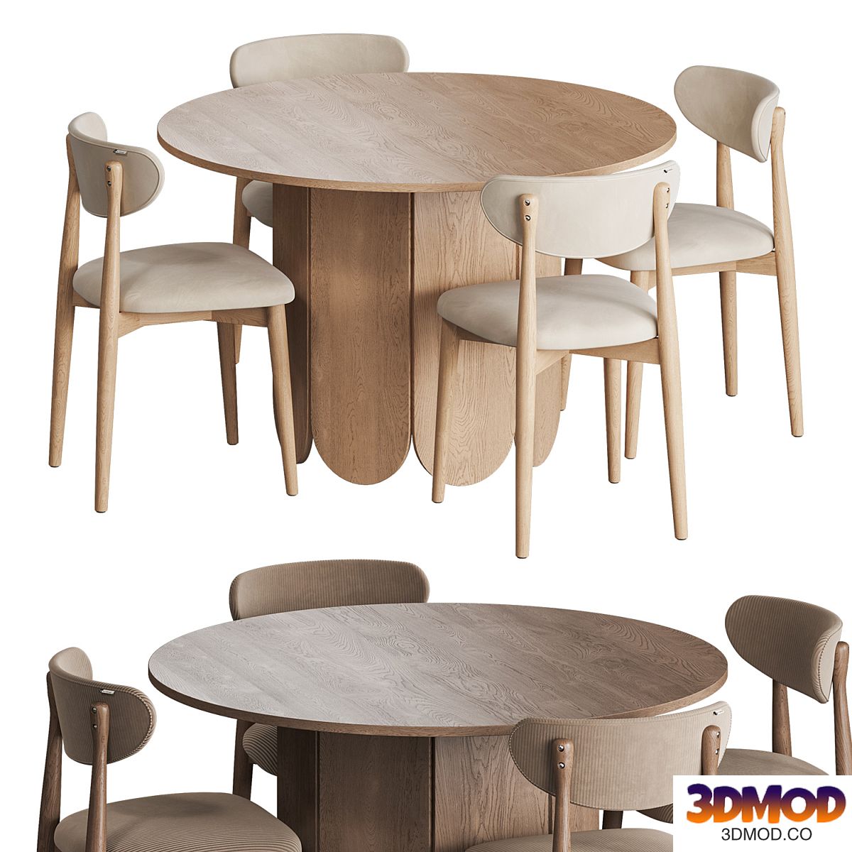 Clifford Thorvall table and chairs Divan.ru