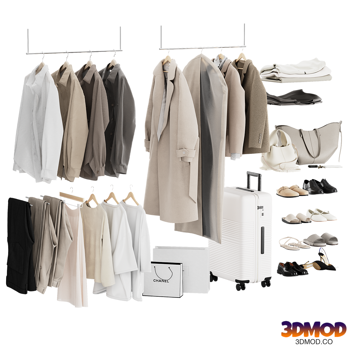 Clothes for wardrobe / shop 04