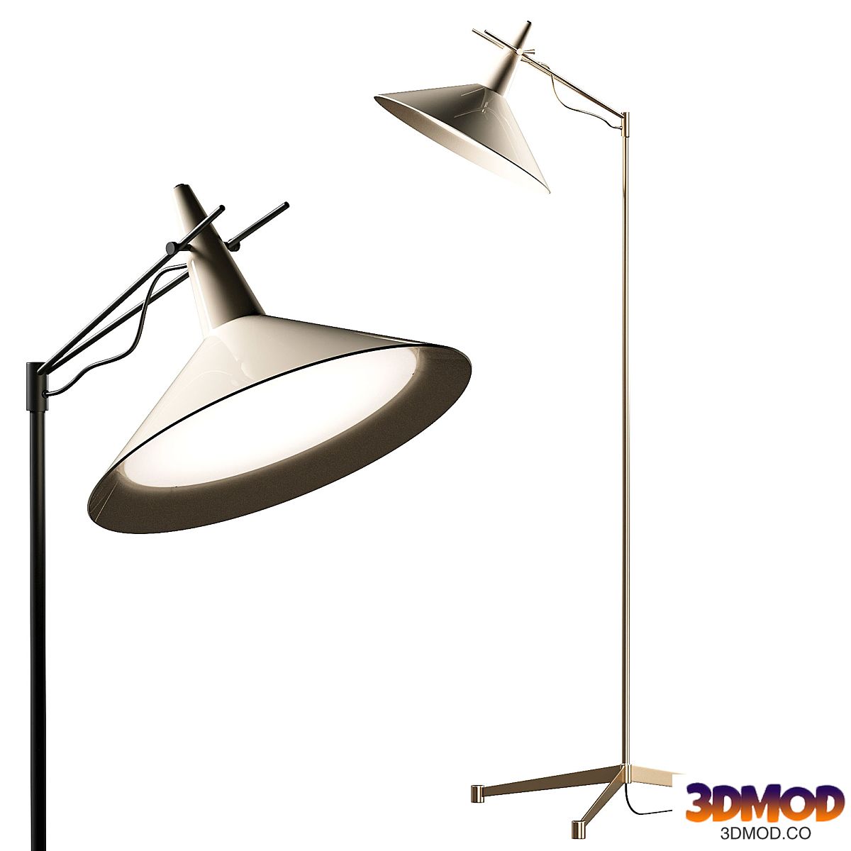 CB2 Paul McCobb Exposior Floor Lamp