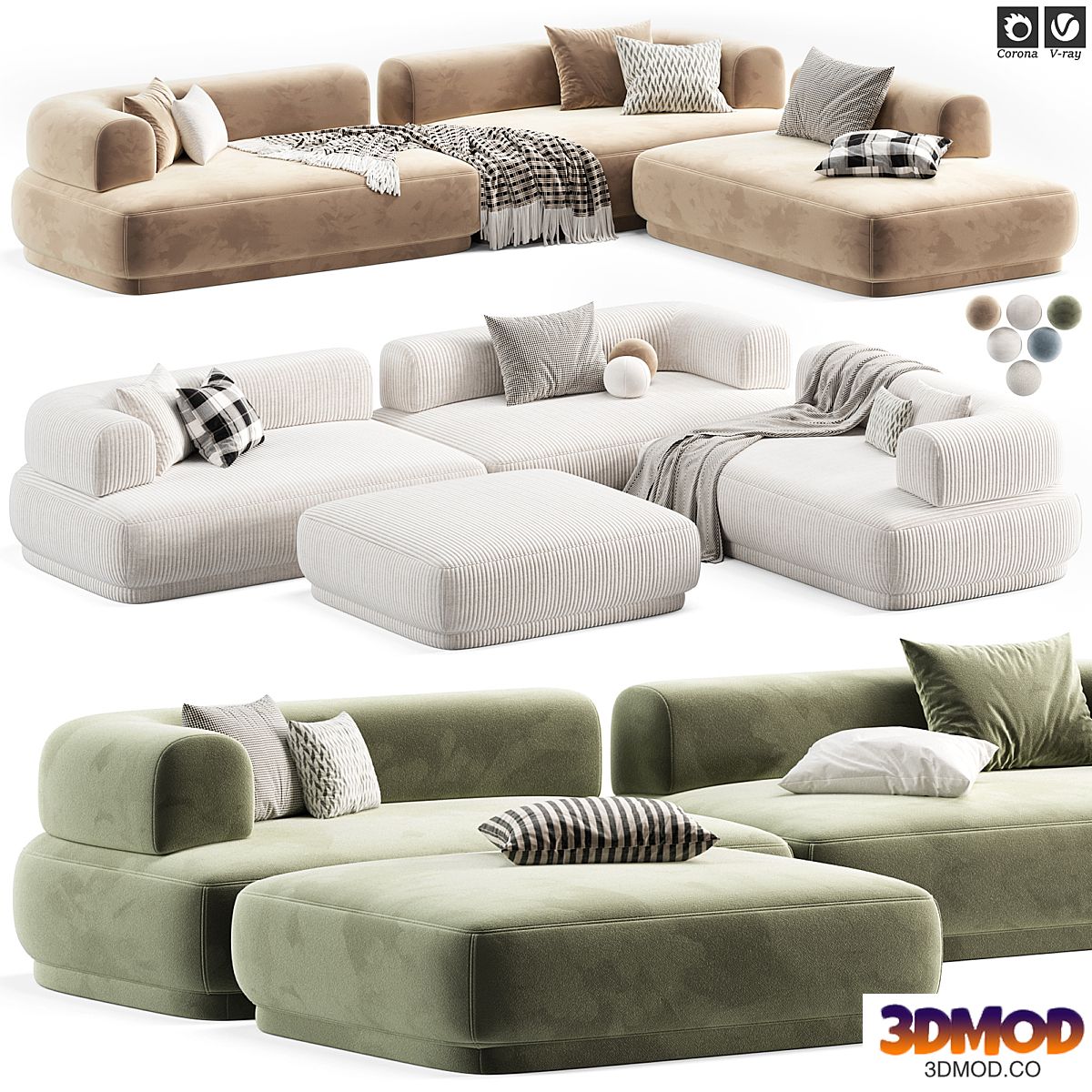 BUMPER Sectional Sofa