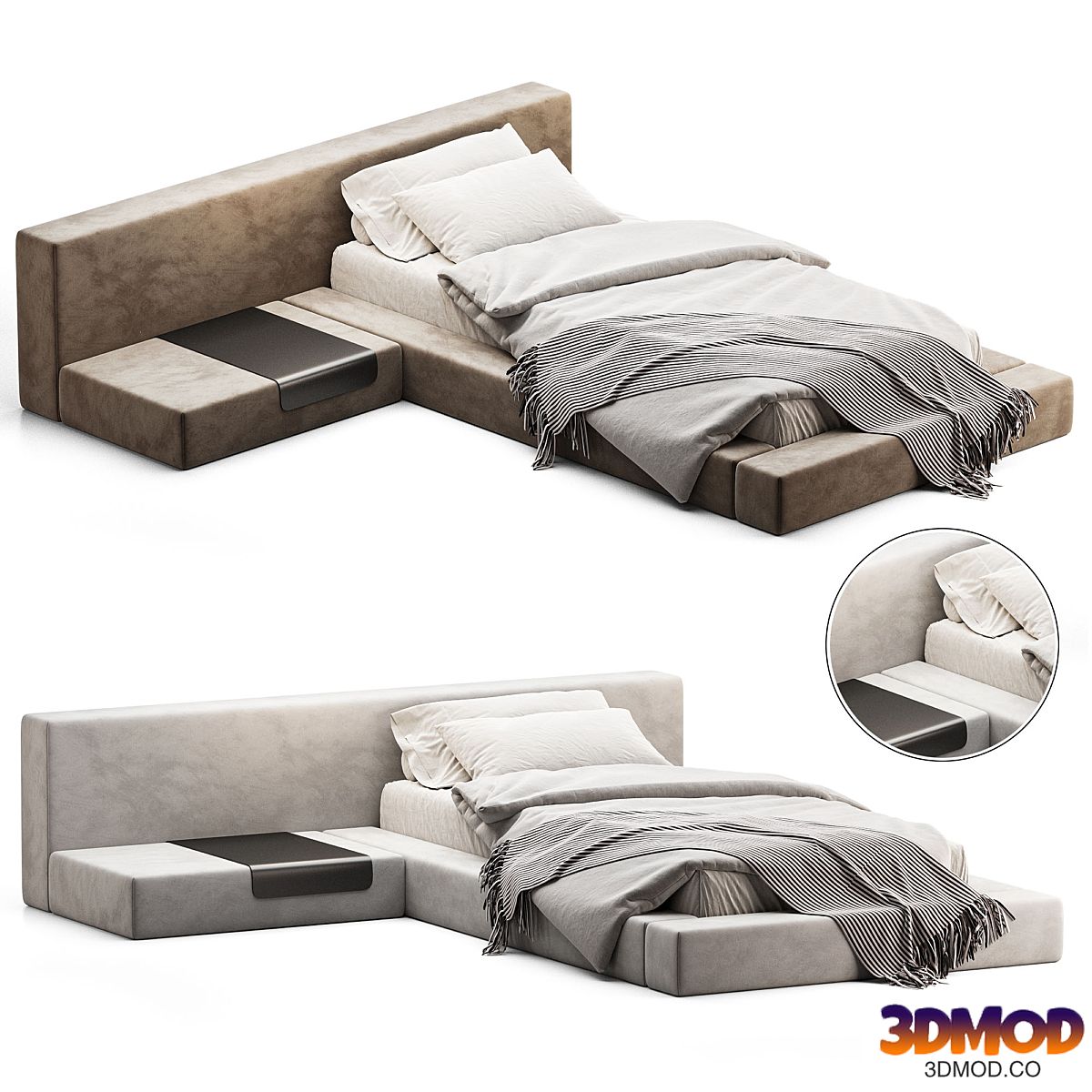 Tetris Half Bed by Bino Home