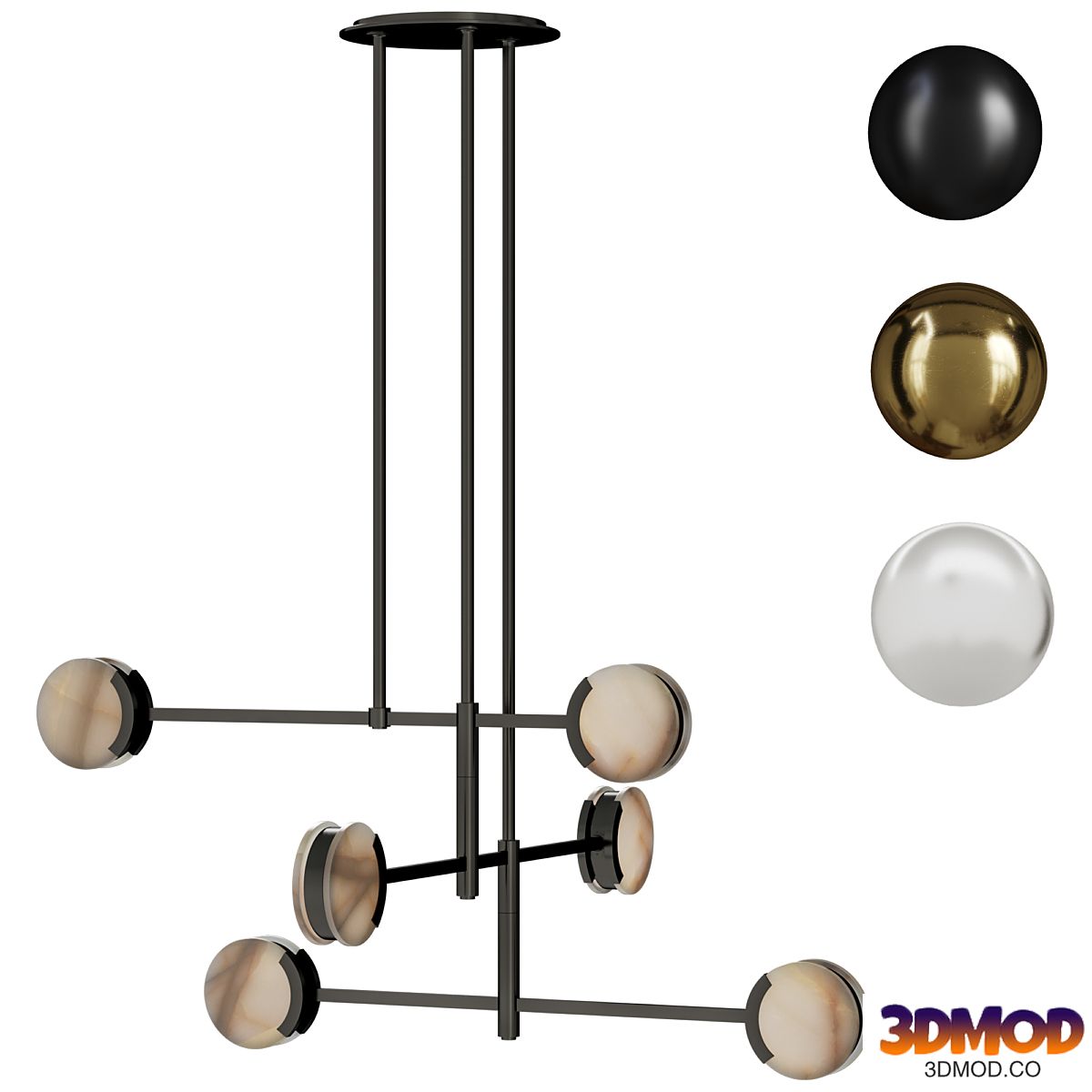 Chandelier from Visual Comfort Melange 54 Multi-Positional