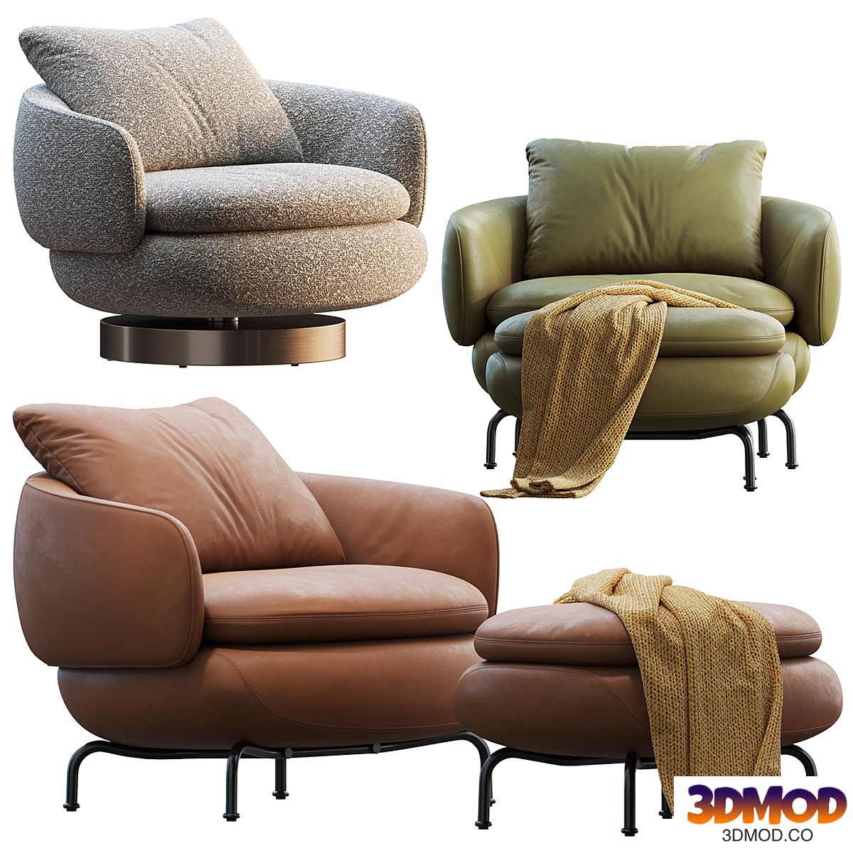Armchair Vivienne From the brand MINOTTI