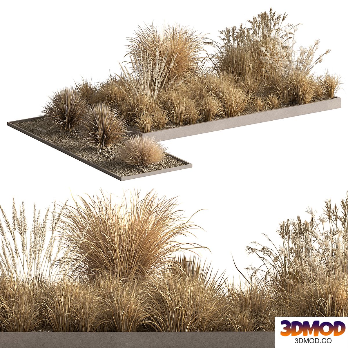 Plant Box - Outdoor Dry Bushes 687