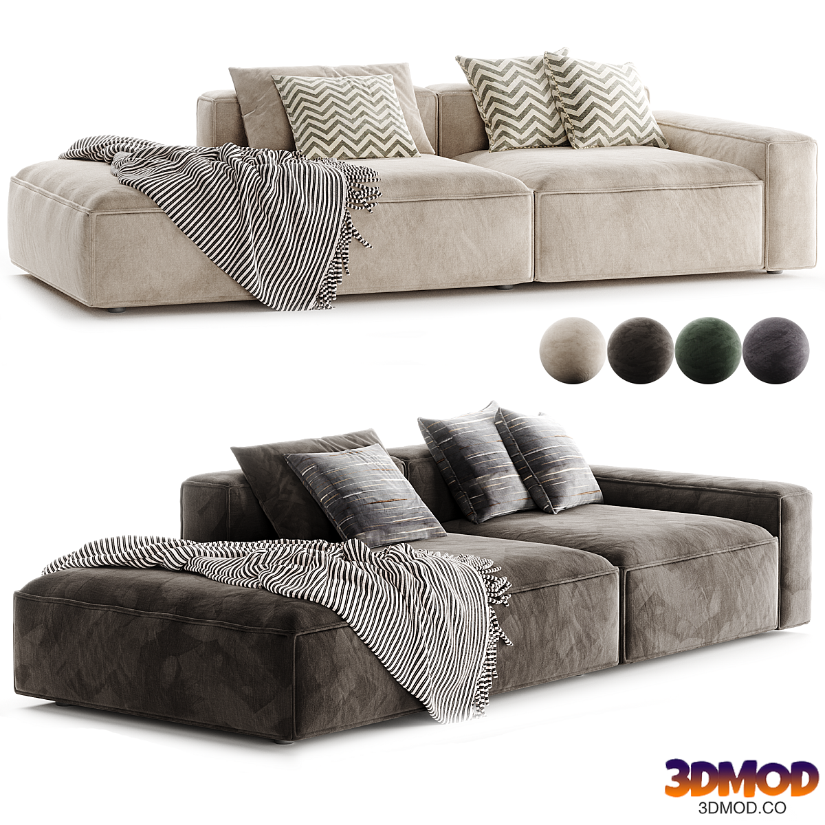 Jonathan Side Chaise Sofa