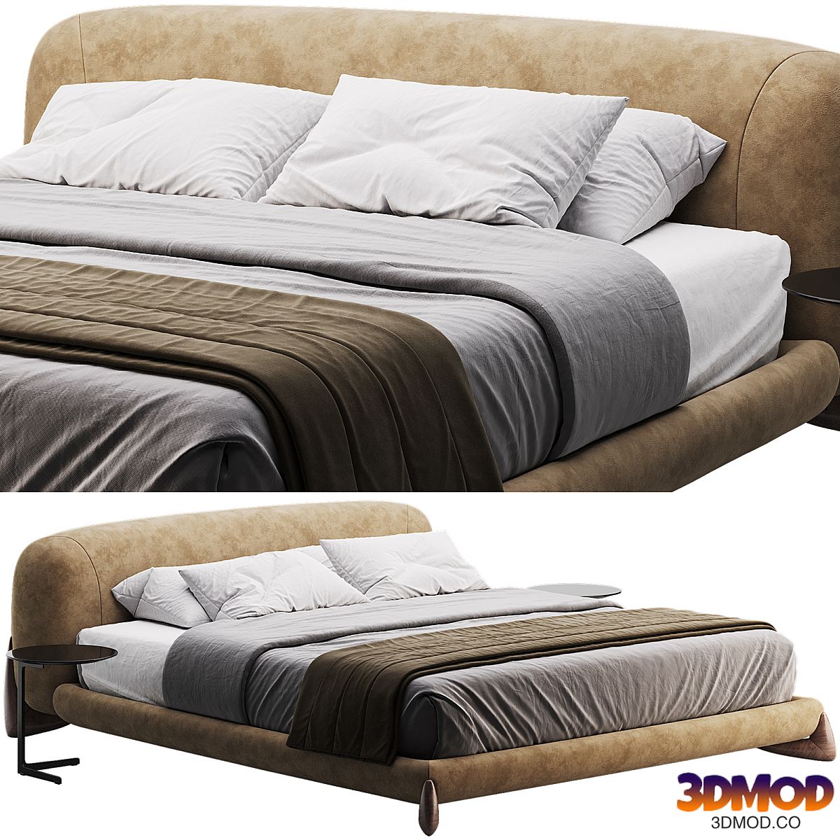 Porada Softbay Bed beige