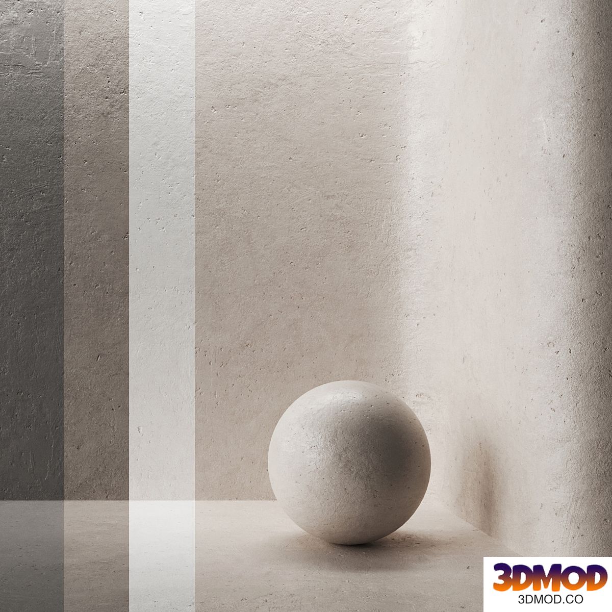 Plaster in several shades 2. Seamless. 8K and 4K
