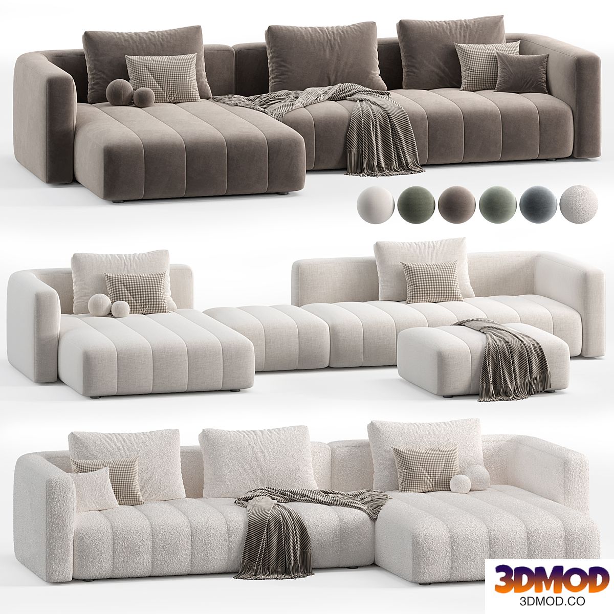 Corner Sofa ACHILLE Modular