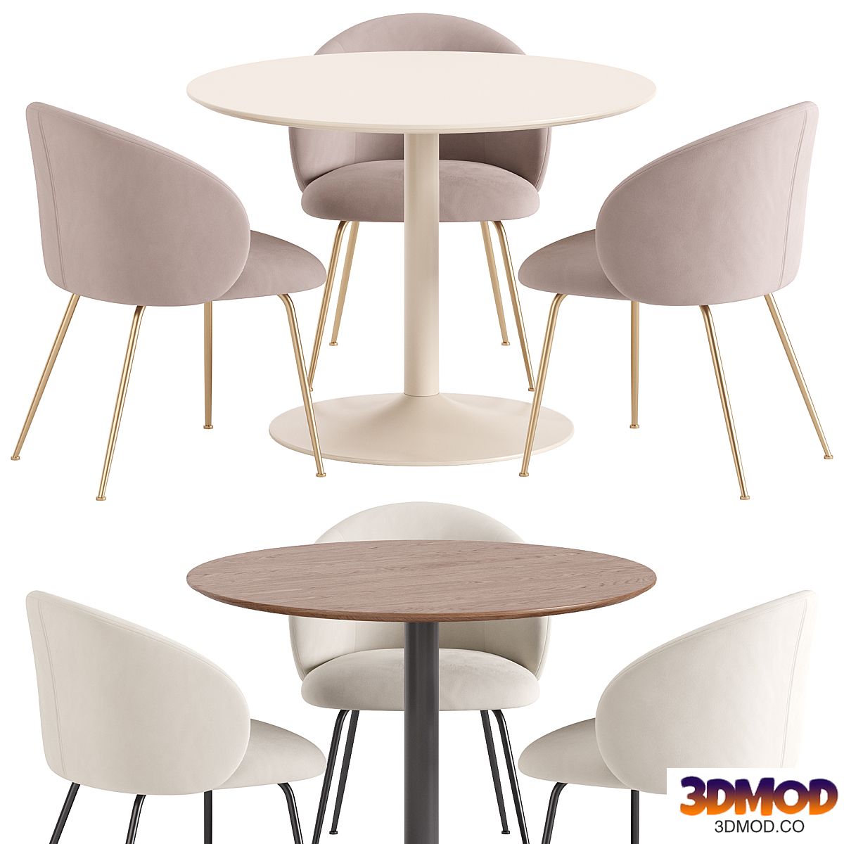 Louisa Chair and Menorca Table