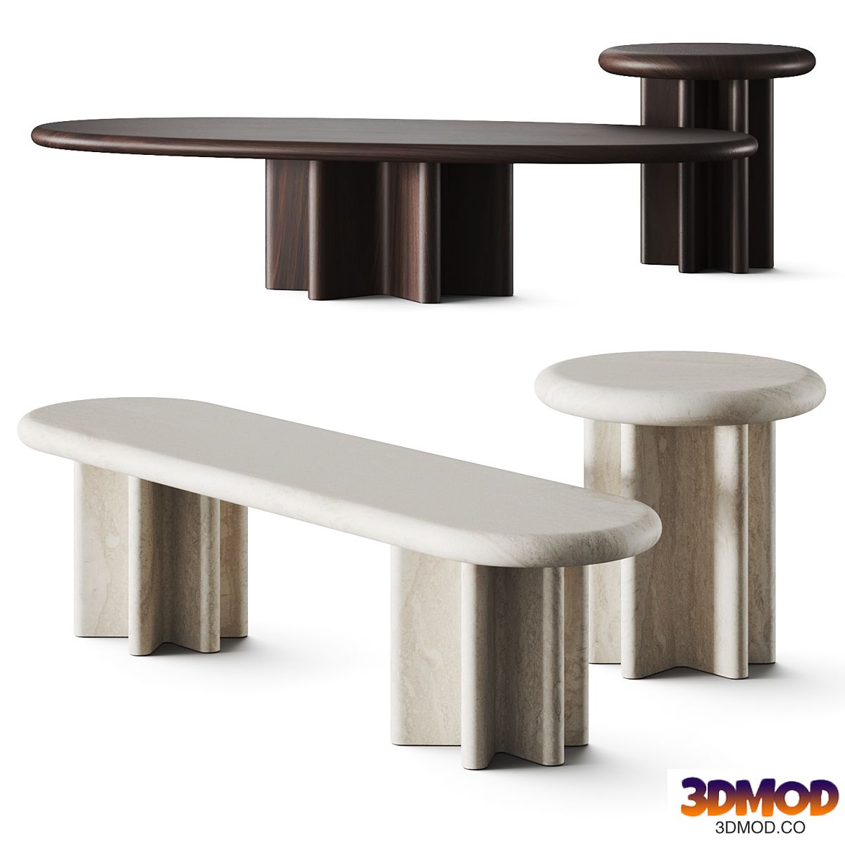 Studiotwentyseven Maxime Boutillier Cardus Coffee Tables