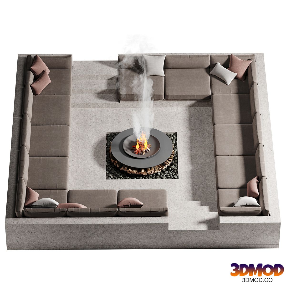 Place to relax by the fire