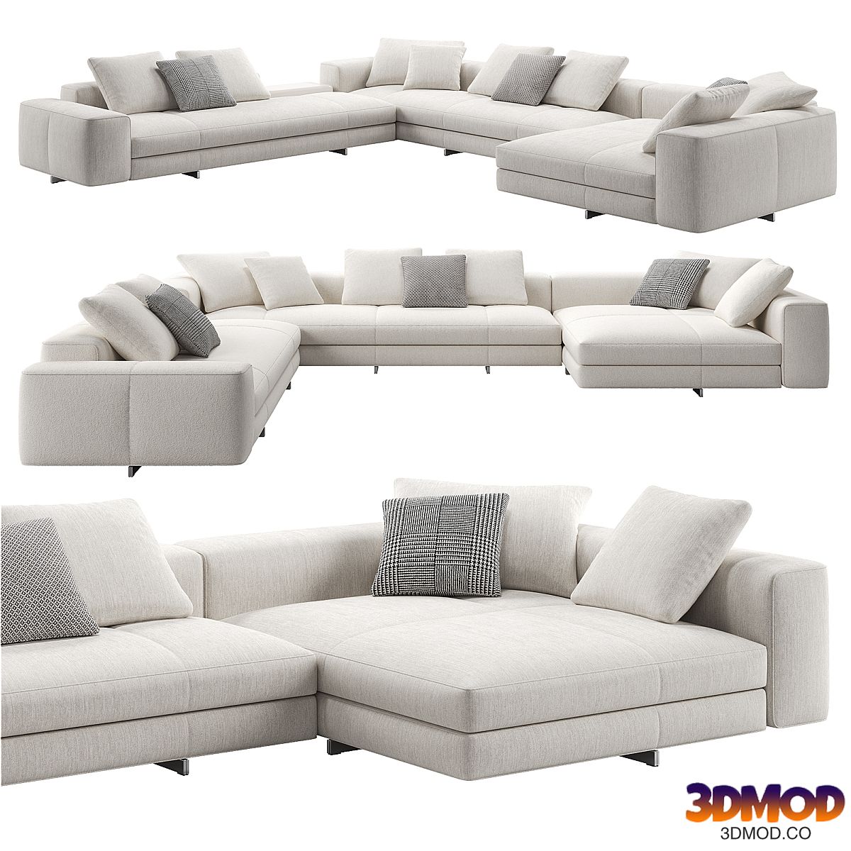 Yves Sofa 014 by Minotti
