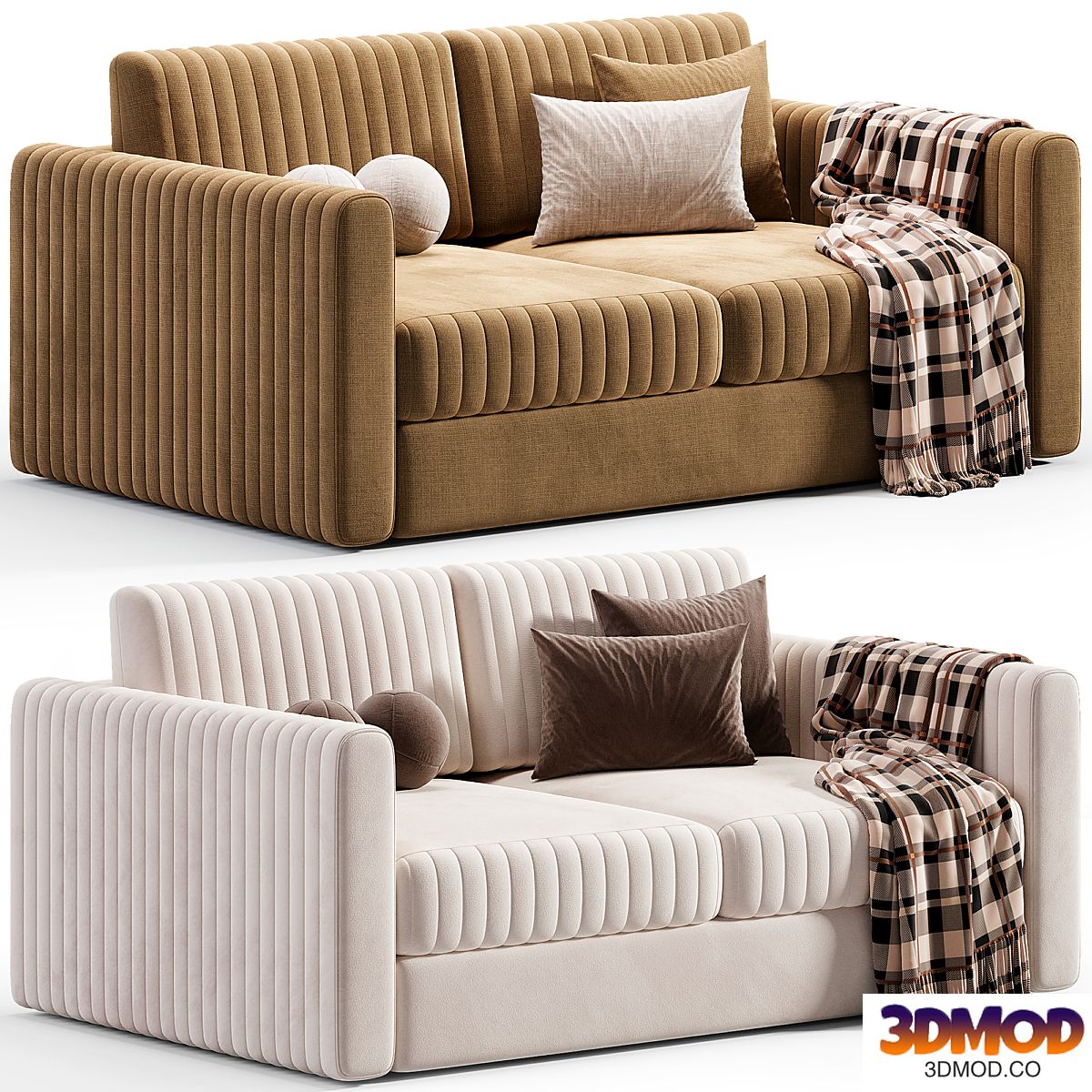 Layson sofa Sofa Layson Velvet Beige