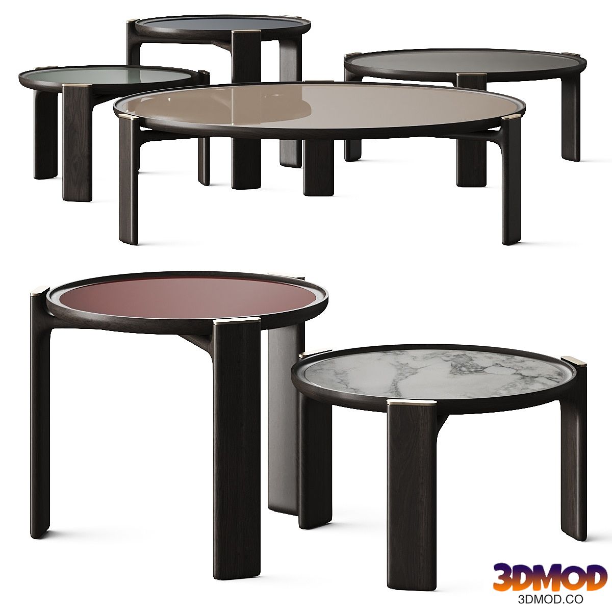 Poltrona Frau Duo Coffee Tables
