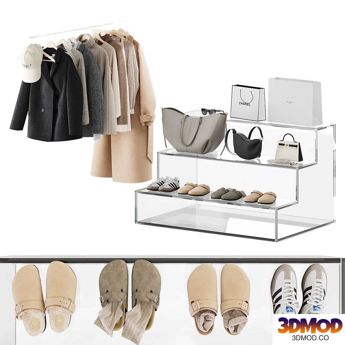 Clothes for wardrobe / shop 02
