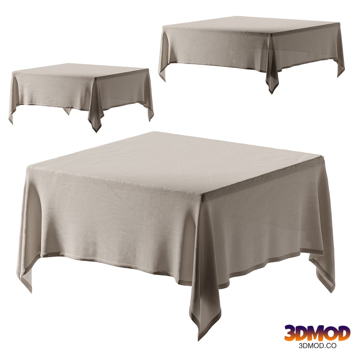 Tablecloth for a square table