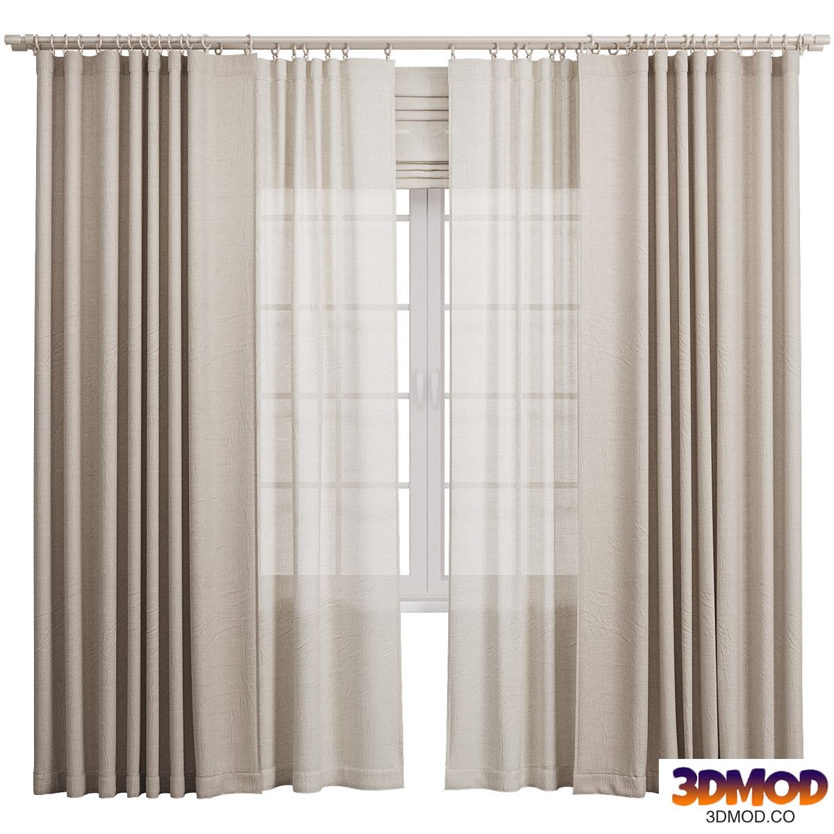 Curtain 71/ Curtains flax
