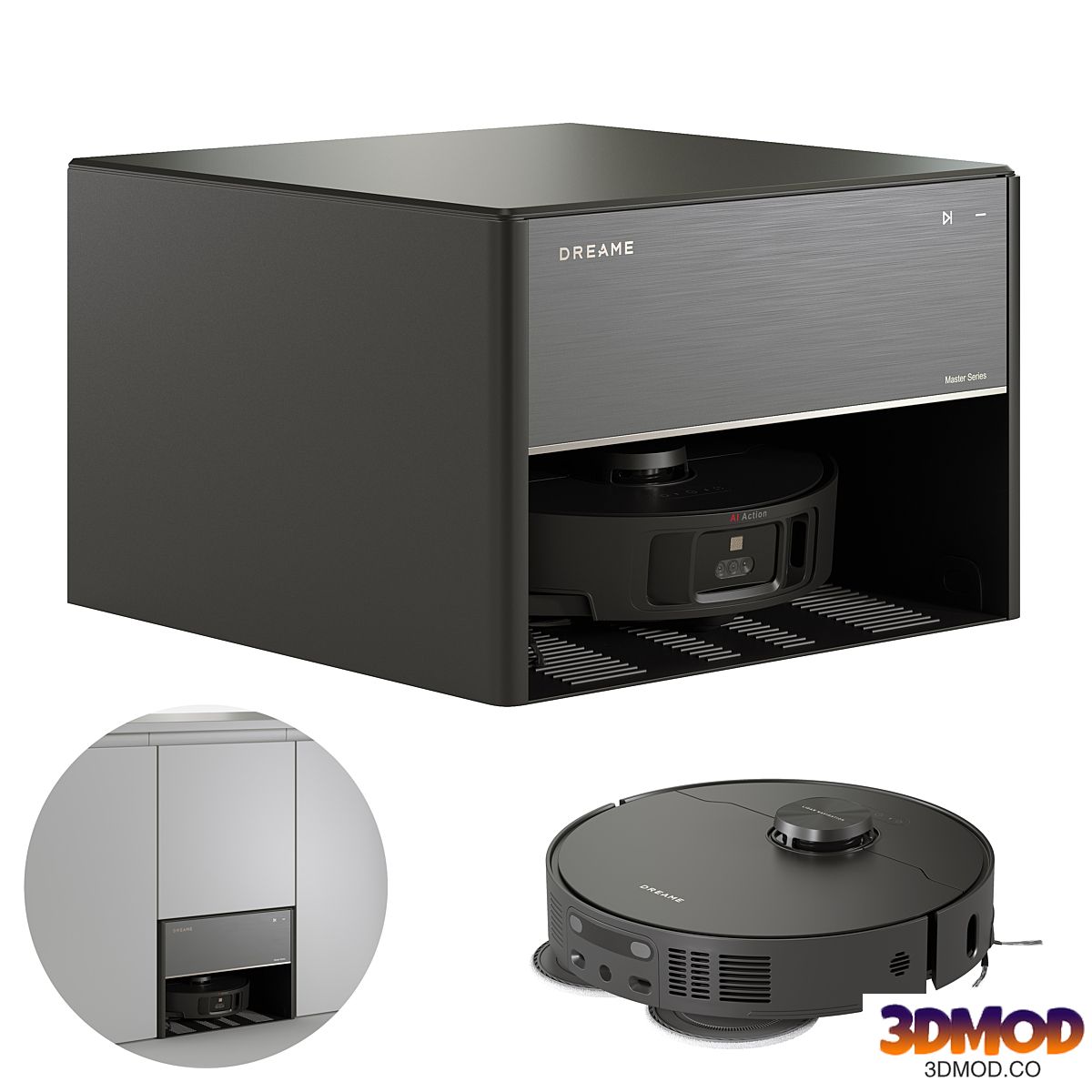 Built-in Dreame X40 Master Robot Vacuum Cleaner