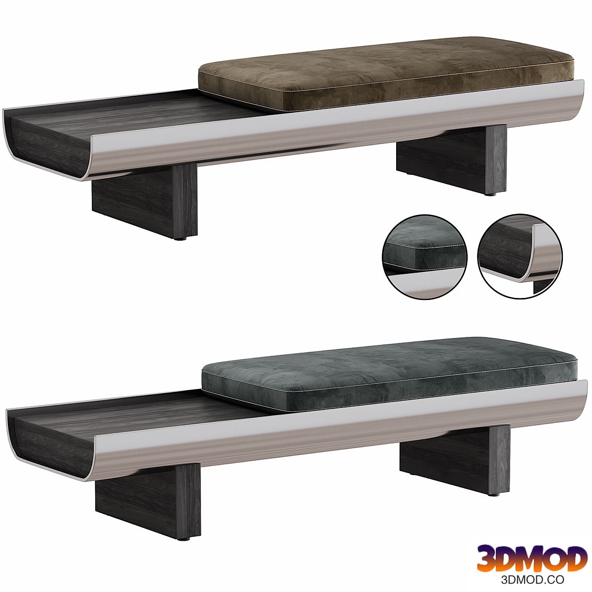 PILOTIS BENCH By minotti
