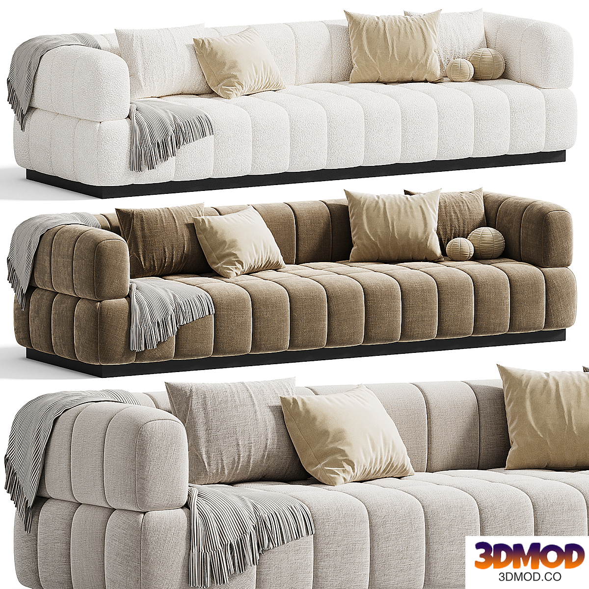Continental Sofa in Velvet
