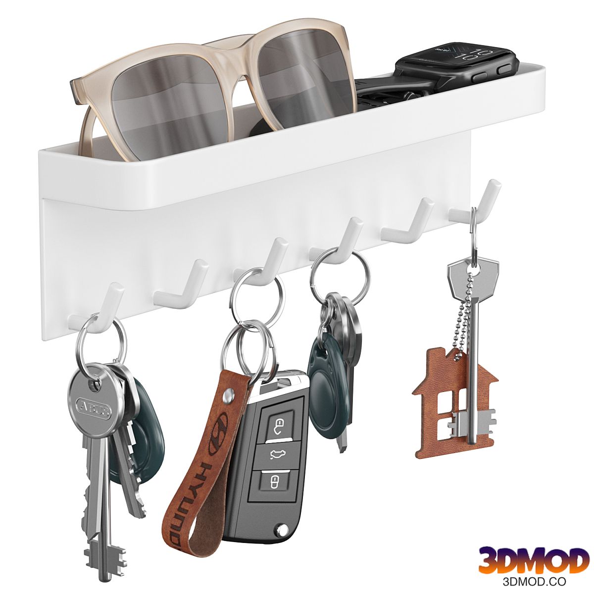 Smart Magnetic Key Rack Yamazaki