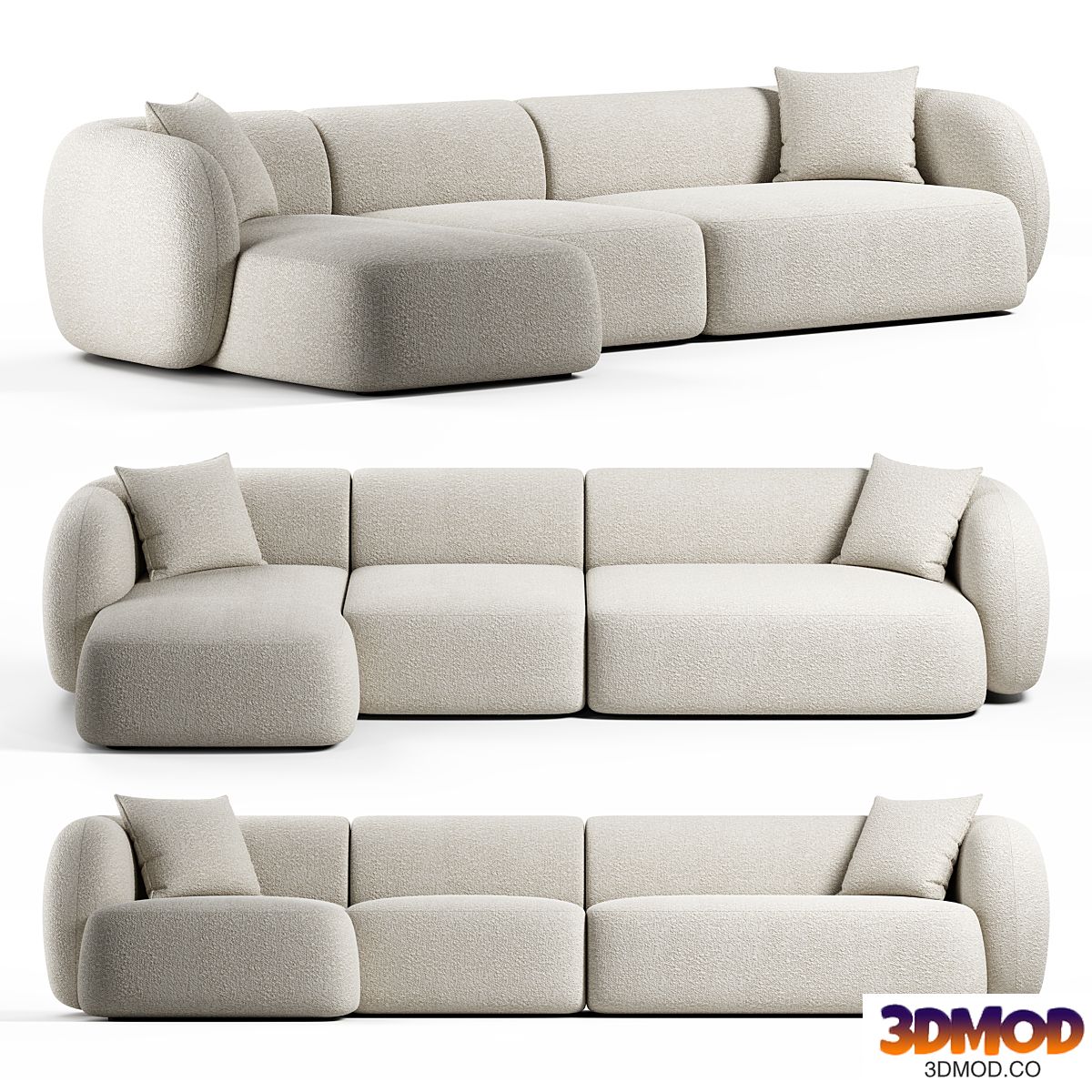 Kave Home - Martina, 4 seater sofa