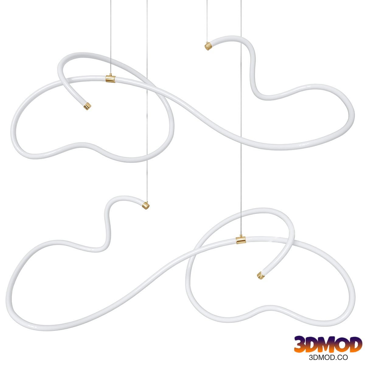 Squiggle LED Pendant Light