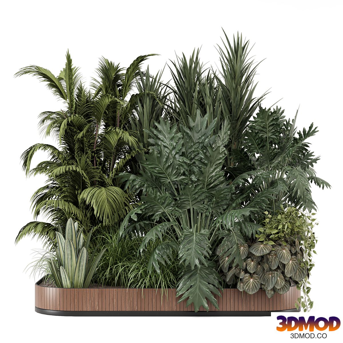 Outdoor Garden Set Bush and Tree 2565