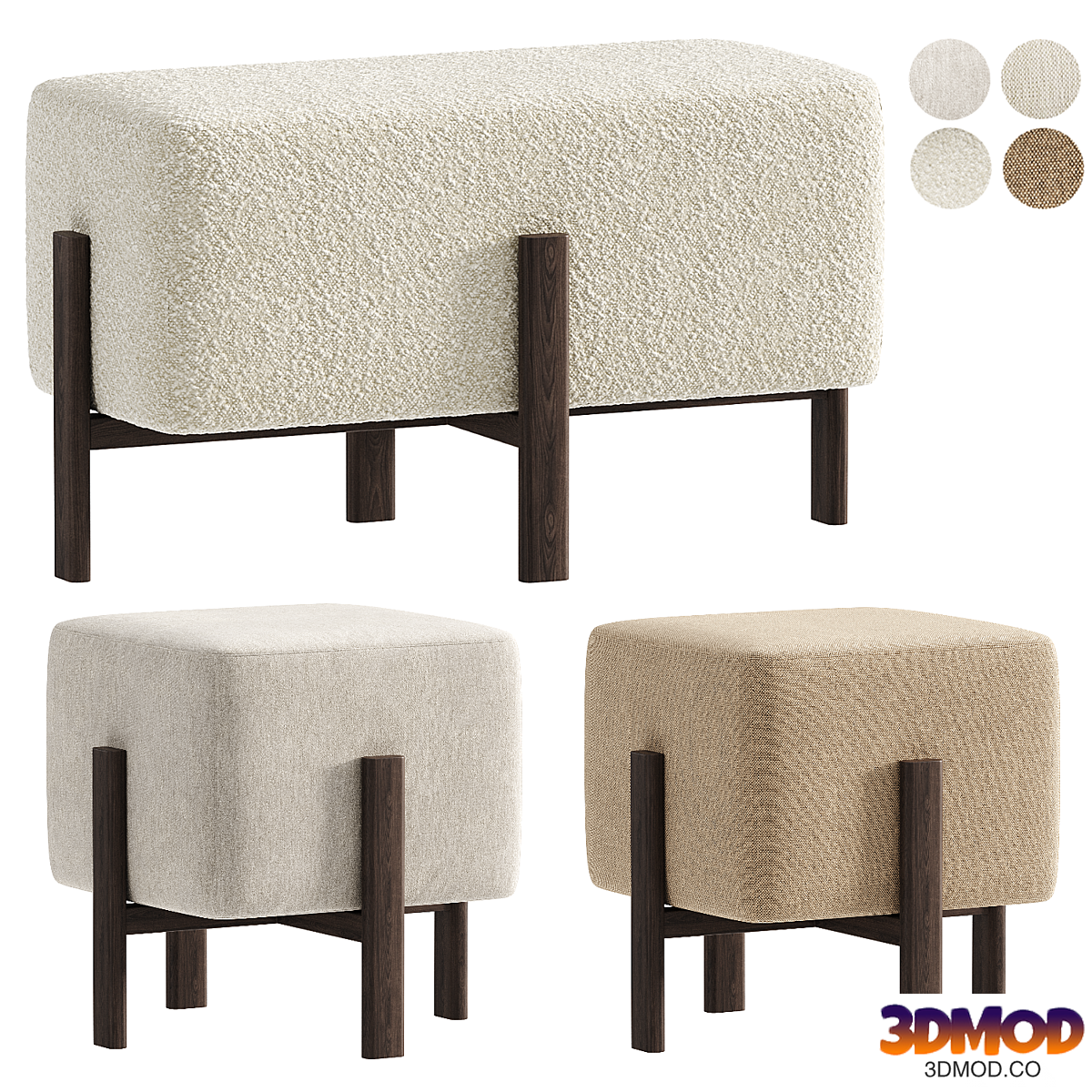 Pouf, Emmy bench from iModern